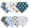 Just Baby Baby Triangle Set of Soft Cotton Bibs for Boys and Adjustable Includes Mouth Perfect for and as a Baby Gift Bibs, 8, Girls, Sizes, Wipes,