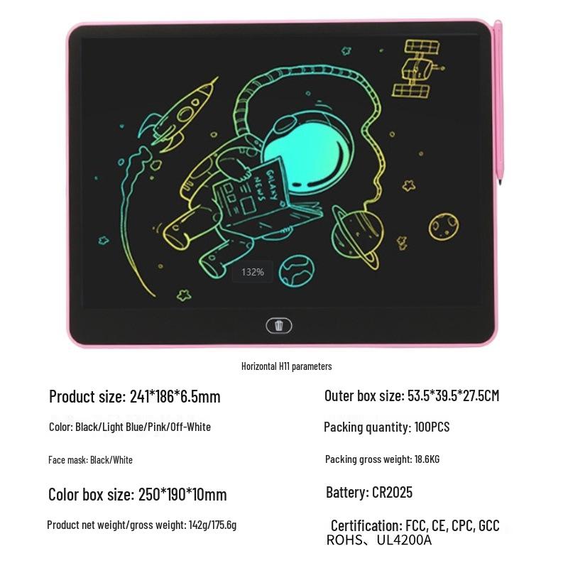 LCD Handwriting Tablet for Kids - Full Size Landscape 8/11/13/16 inches