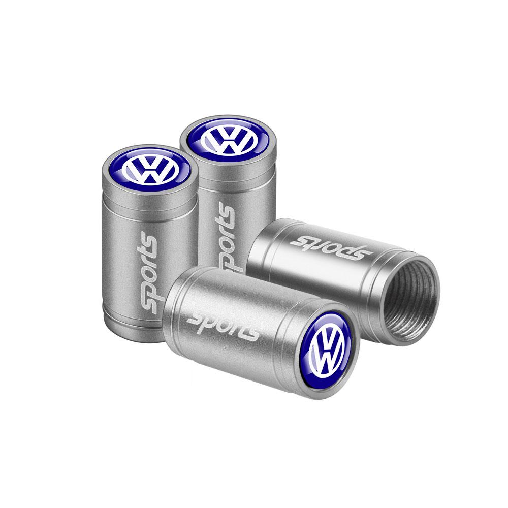 For Volkswagen VW Car Styling Tire Valve Cover Auto Wheel Tyre Valve Caps for VW Tiguan Jetta Mk6 Scirocco Polo Touran Golf Git Passat Scirocco CC