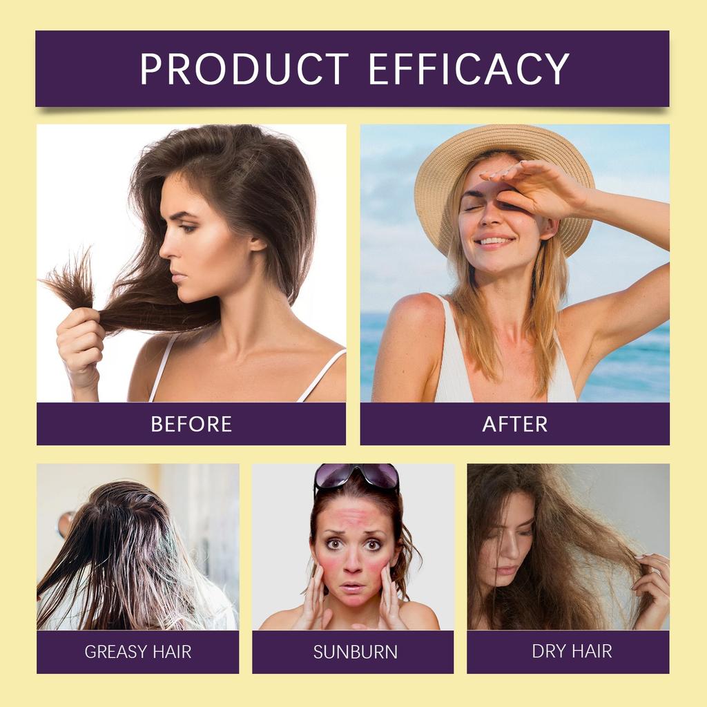 Opalovací krém na vlasy a pokožku hlavy, sprej na ochranu pokožky hlavy s SPF 30, zabraňuje blednutí/vysychání barvy vlasů, vhodný na turistiku/pláž/běh(100 ml