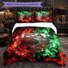 FC Augsburg FC Thema Beddengoed 3-delig Dekbedovertrek Set Decoratief Beddengoed Voor Tienerkamer Huisdecoratie