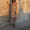 2026 Women's Wear Sexy Elegant Swing-collar Printed Split Hanging Dress