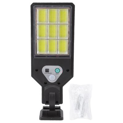 LED Solar Street Lights 9COB Body Sensing IP65 Waterproof Outdoor Street Lamp for Courtyard Yard