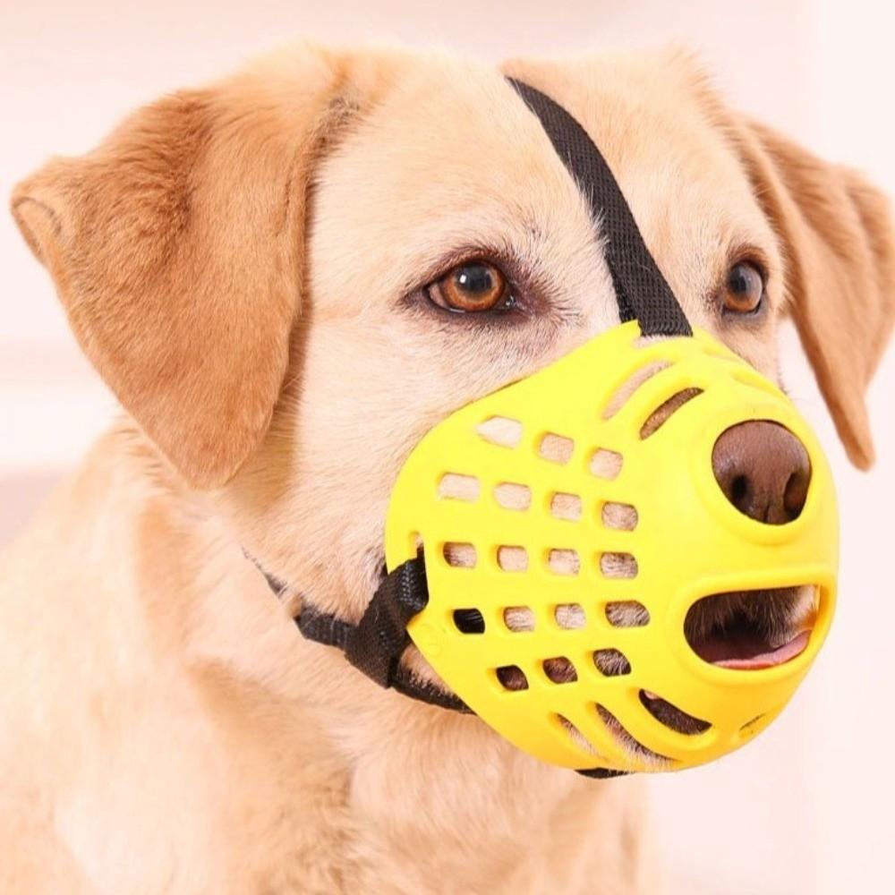 Adjustable Pet Muzzle Breathable Dog Stop Barking Mask Practical Dog Mouth Guard Outdoor