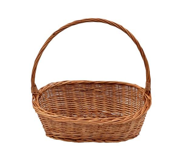 Wicker Gift Basket, Slanted 37