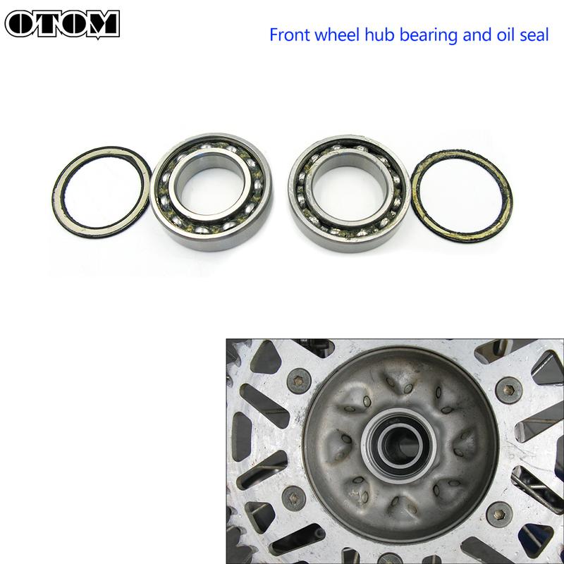 OTOM Motorcycle Front Rear Wheel Hub Oil Seal Bearing Set 6904 6905 For HONDA CRF CRF250R CRF450R CRF250X CRF450RX CRF450L CR500