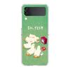 Transparent Phone Case For Samsung Galaxy Z Flip 3 4 5 6 7 Hard Folding PC Z Flip3 Flip4 Cover Funny Duck
