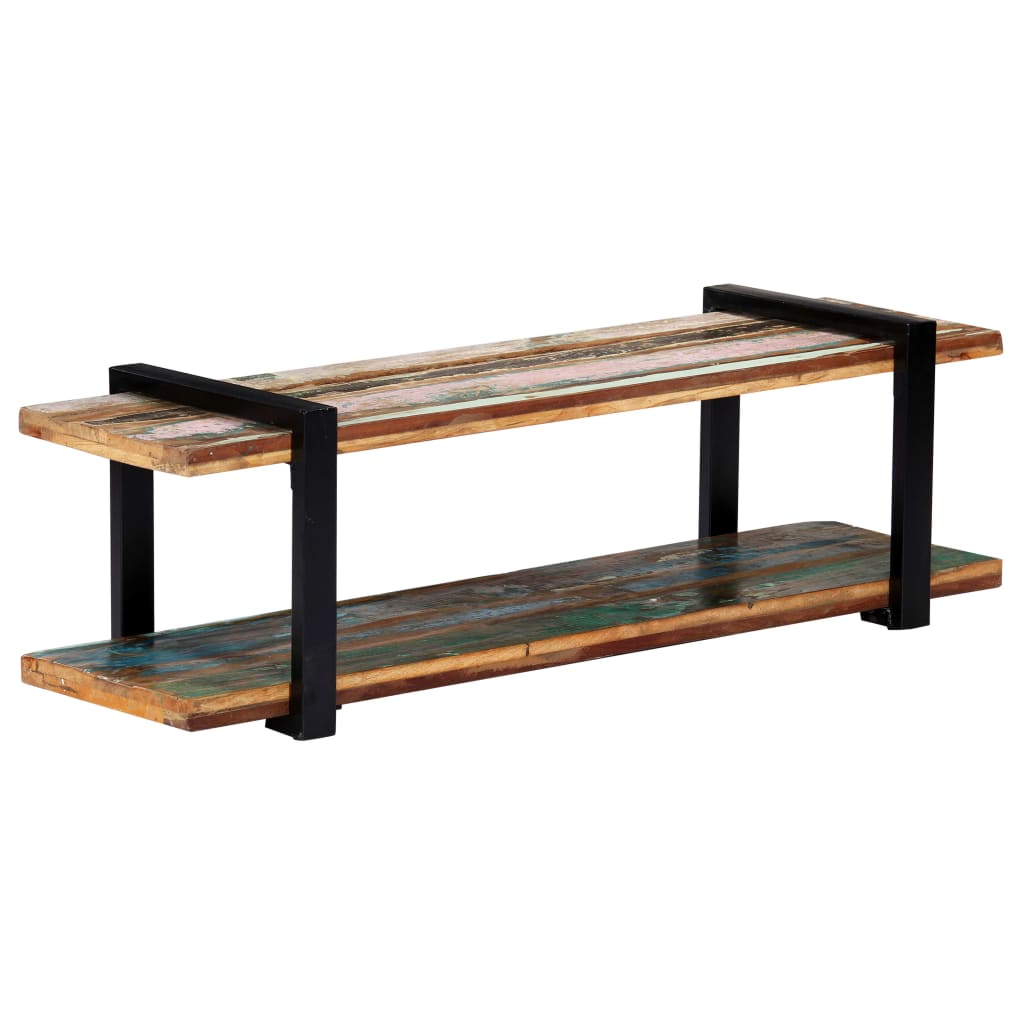 Vidaxl Szafka Pod Tv, 130 X 40 X 40 Cm, Lite Drewno Z Odzysku
