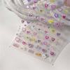 1pcs 5D Rhinestones Gold Silver Irregular Pattern Nail Sticker Simple Design Adhesive Slider Nail Art Decoration Decals Supplies