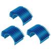 ShareGoo 3-Pack Aluminum 540, 550, 3650 Motor Heatsinks for Cooling Tamiya HSP Redcat Remote Control Cars, Trucks, and Boats - Blue