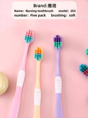 10/20/30/40pcs Ultra-fine Soft Toothbrush  Tooth Brush Teeth Deep Cleaning Portable Travel Dental Oral Care Brush