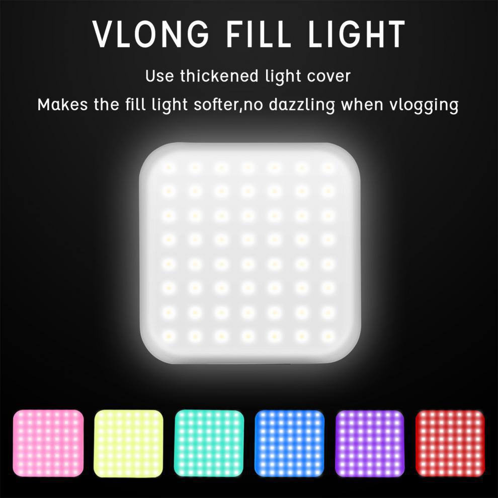 8VLOGLITE W49S Portable RGB Color Filter Fill Light for Photography and Live Streaming