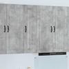 Dishwasher Front Kalmar Concrete Grey 30 x 31 x 100 cm