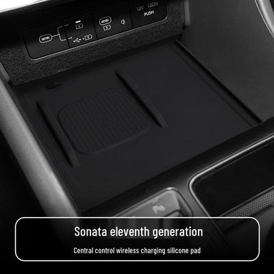 Hyundai Sonata Kabelloses Laden Silikonpad - Rutschfester Autoschutz für 24 Modelle