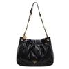 Xiaoxiangfeng Rhombus-Ketten-Bucket-Bag Damen 2025 neue trendige Mode einfarbige Tragetasche große Kapazität Achseltasche
