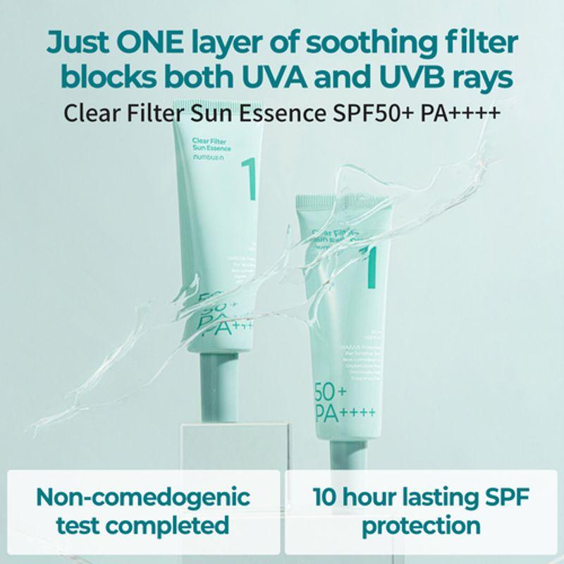 NUMBUZIN Nr. 1 Clear Filter Sun Essence SPF50+ PA++++