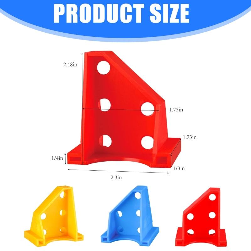 Pack Of 20 Double Head Plastic Shims For Woodworking Installation Tool Set For Home Improvement And Furniture Assembly