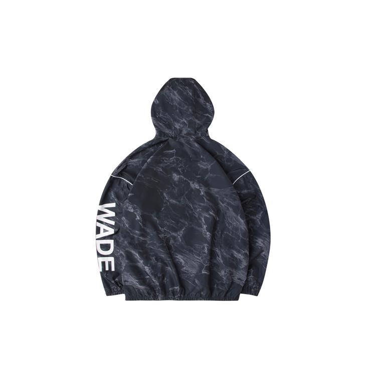 Li Ning Jacket Men's Standard Black Print AFDQ399-1