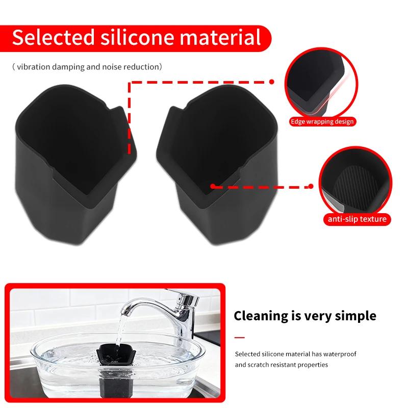 For 2024-2026 Toyota 4Runner Second Row Car Door Silicone Coaster Interior Upgraded Accessories