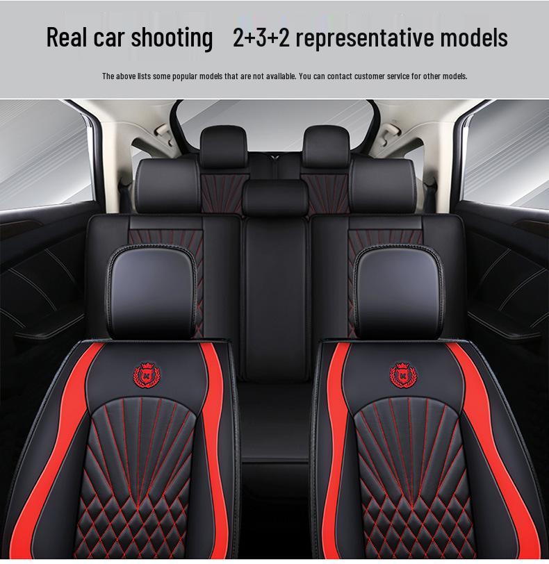 2020 Full Coverage Cartoon Leather Car Seat Cushion