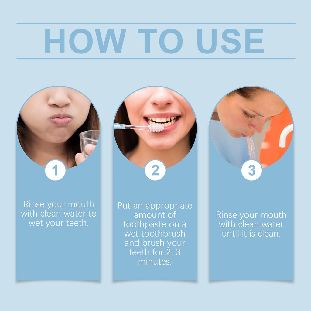 Deep Cleaning & Whitening Toothpaste, Teeth Stain Removal, Tartar Control, Fresh Breath, Oral Health Maintenance