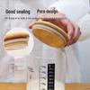 High Borosilicate 32oz Transparent Sourdough Starter Jar