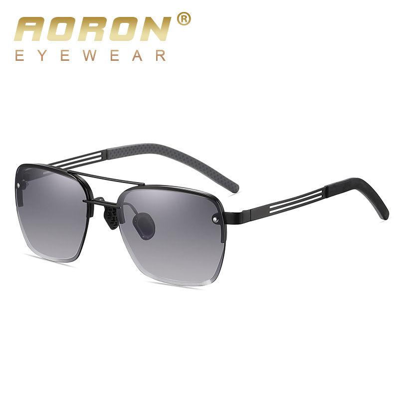 

AORON Men Women Sunglasses Gradient Color Fashion Glasses UV400 Anti Glare Driving Fishing Eyeglasses