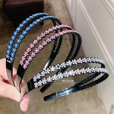 Koreanische Kinder Stirnbänder für abstehende Haare 8 Stile Simulation Diamant Haarreifen Elegantes Mädchen Prinzessin Schlichte Rutschfeste Haarreifen