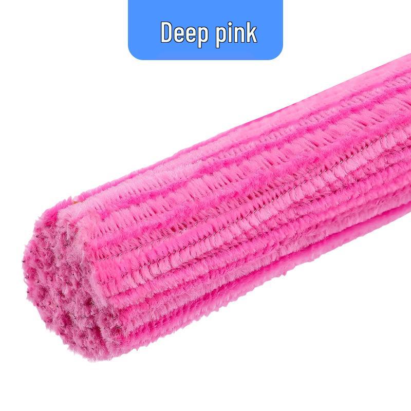 Handmade DIY Chenille Stem Fluff Flower Headband Ornament Material