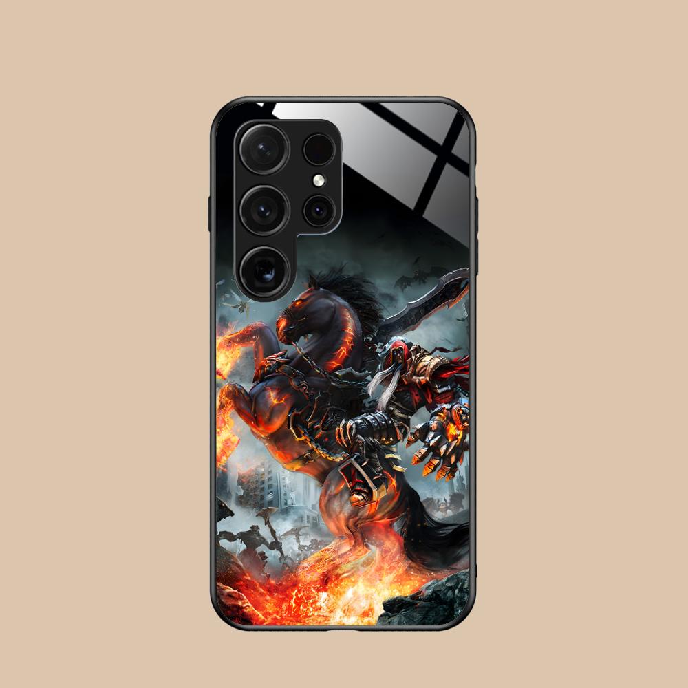 Game Darksiders Mobile Phone Case for Samsung Galaxy A56 55 54 53 52 51 36 35 34 23 16 15 5G Glass Colorful Cover Luxury Cover