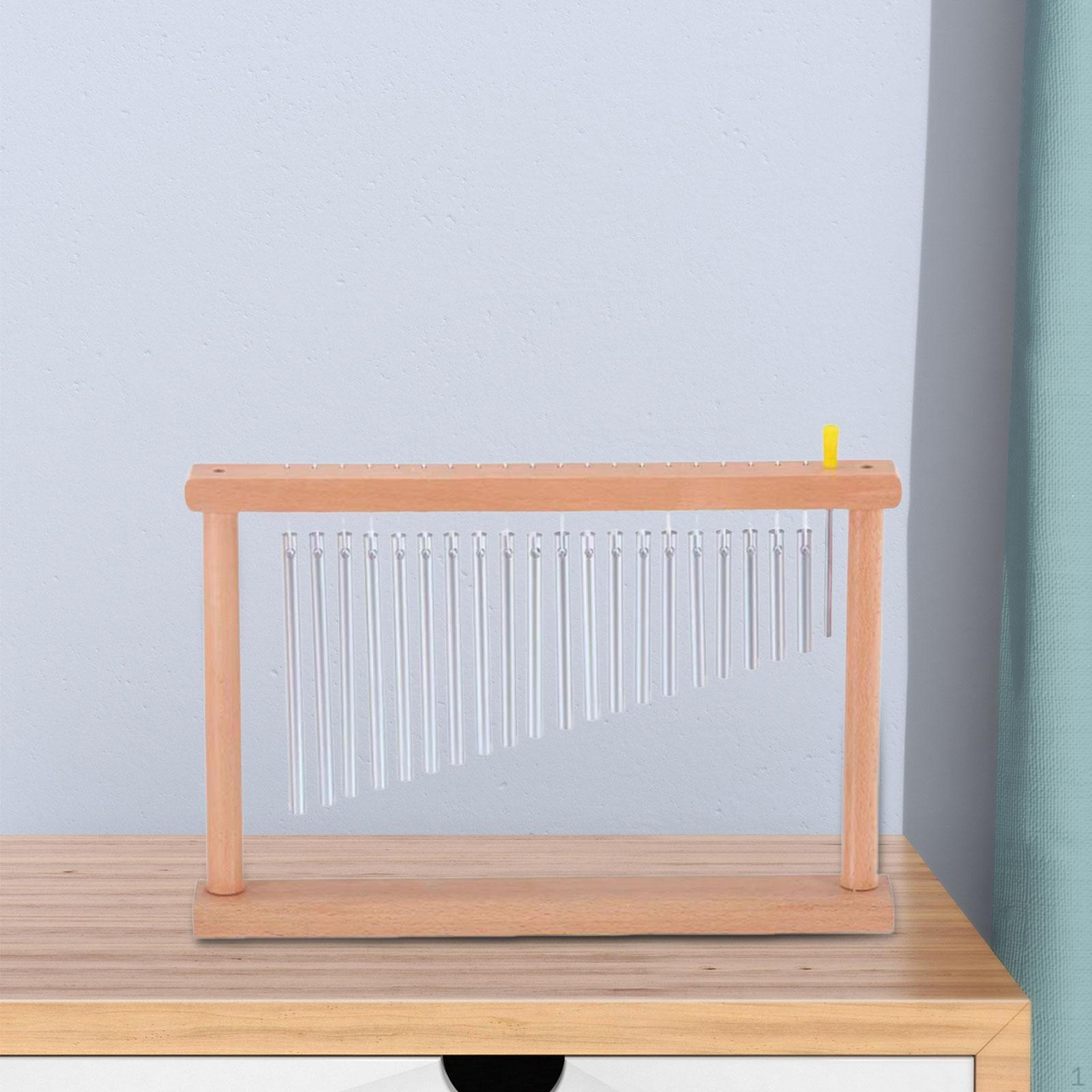 

Chimes Percussion,Single Row Portable Classic Bar Chime Musical Percussion Instrument for Practice