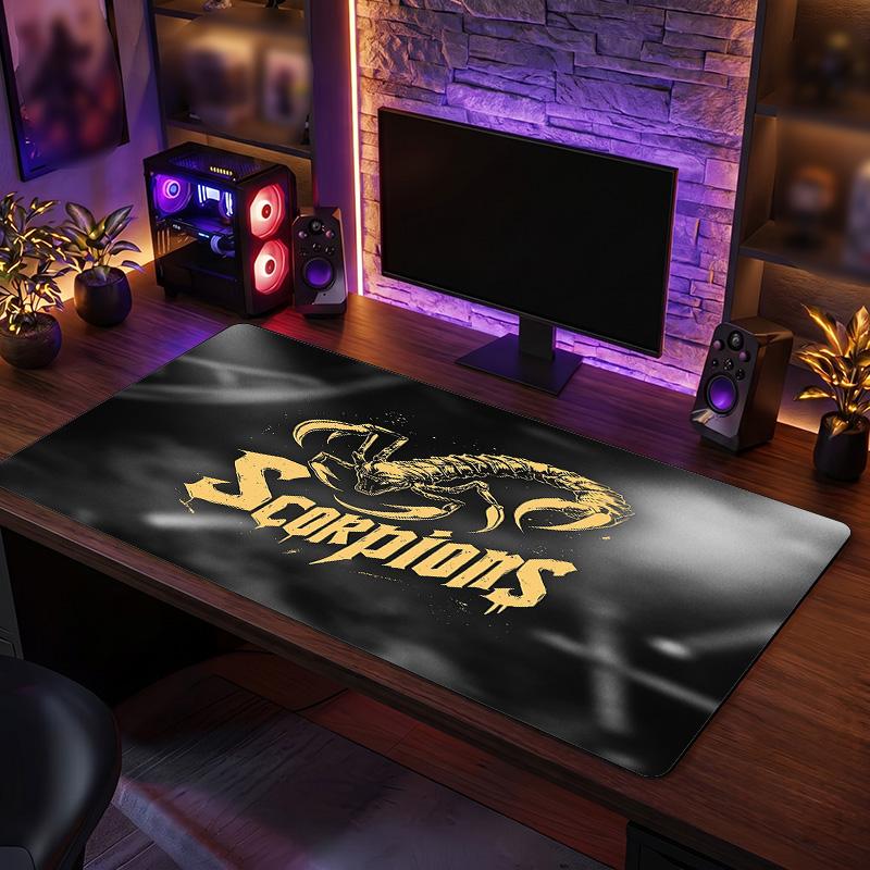 Scorpions Print Large Mouse Pad Smooth Surface Anti?Slip Desk Mat For Gaming Office Laptop Decoration