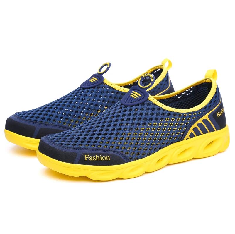 2025 Men Aqua Shoes Outdoor Breathable Beach Shoes Lightweight Quick-drying Wading Shoes Sport Water Camping Sneakers Shoes