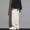 LOMBT Pantalon de ville décontracté à jambe droite pour homme LF02