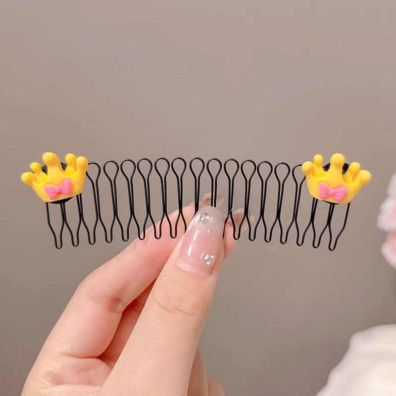 

Girls Summer Cartoon Baby Hair Comb - Gentle, Secure, Non-Damaging Hair Care Accessory