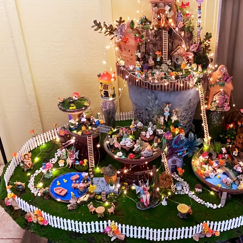 Exquisite Mini Fence | Perfect for Dollhouse Accessories, Micro Landscapes, Bonsai Decorations, Fairy Gardens and Yard Ornaments