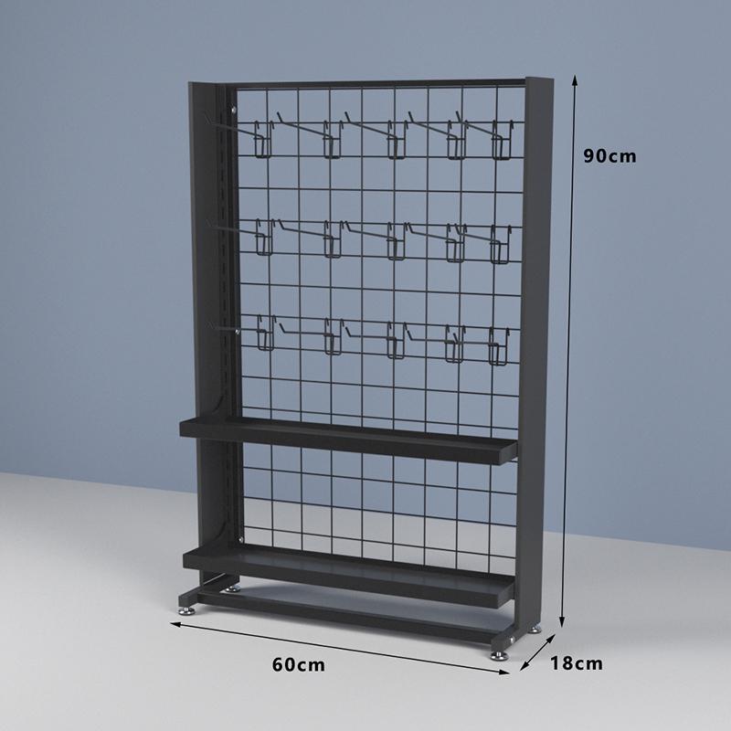 Compact Chewing Gum Display Rack for Checkout Counters