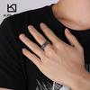 Vintage Stainless Steel Men's Rings Size 7-12 Boho Arrow Pattern Charm Finger Rings Cocktail Party Midi Rings Jewelry
