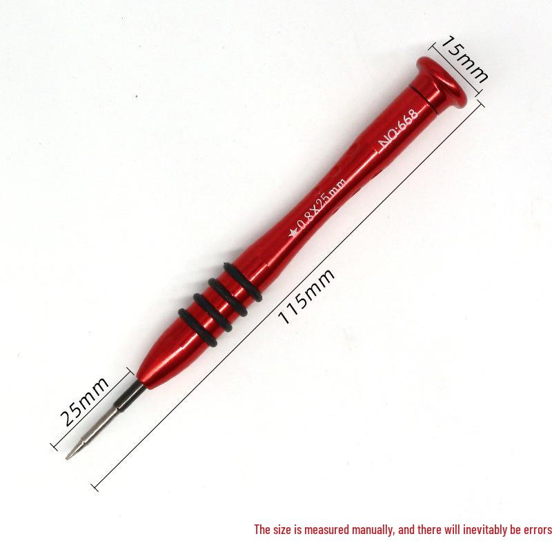 Precision Aluminum Alloy Phillips Screwdriver for Watches & Glasses