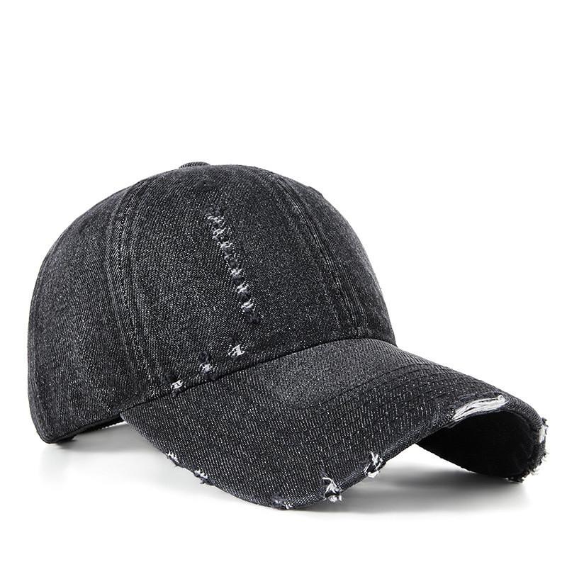 Streetwear Baseball Cap With Embroidered Cotton Sun Protection For Casual Wear