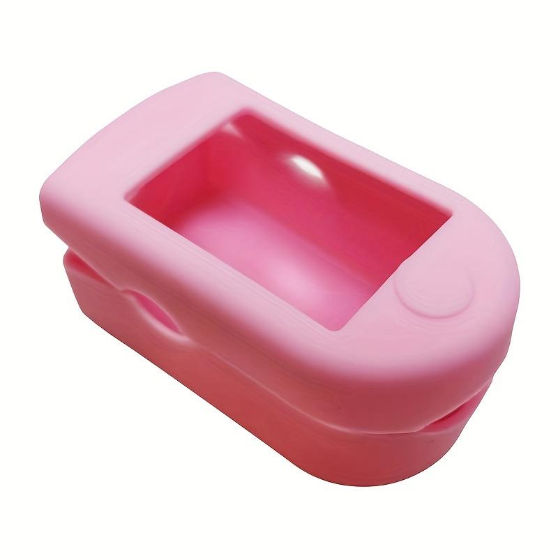 1pc Silicone Finger Protector Sleeve, Medical Pulse Oximeter Storage Case, Flexible Finger Cushion Bracket for Travel and Business Use