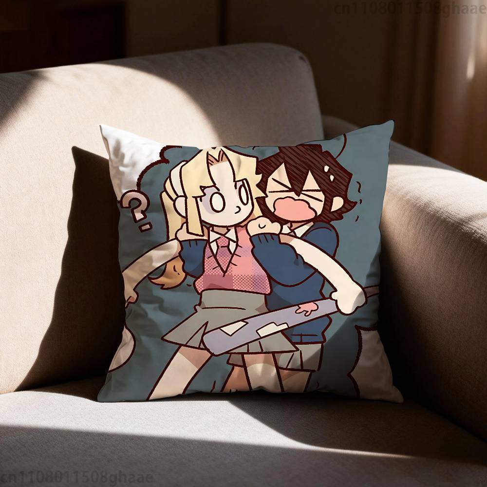 I Love Amy  AMY X BIBI Anime Pillowcase Casual Style Decoration Suitable for Home Decoration Excluding Pillow Core