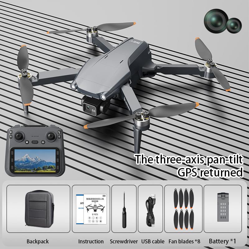 L600 PRO MAX 8K Ultra Camera Drone 3-Axis Gimbal GPS Positionting Return 360° Laser Obstacle Avoidance Optocal Flow Positioning