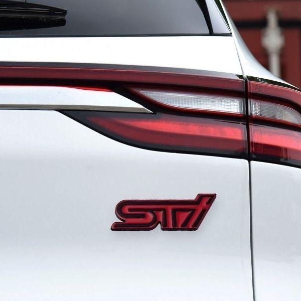 Custom STI Car Emblem Decorative Grille Badge Metal Rear Tail Decal For Subaru Forester impreza Outback Legacy Tribecacar WRC X1