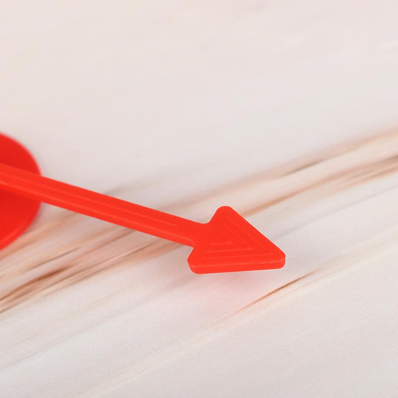 6 stk 10 cm Plast Roterende Pilpeker DIY Brettspill Barnas Leketøystilbehør DIY-tilbehør