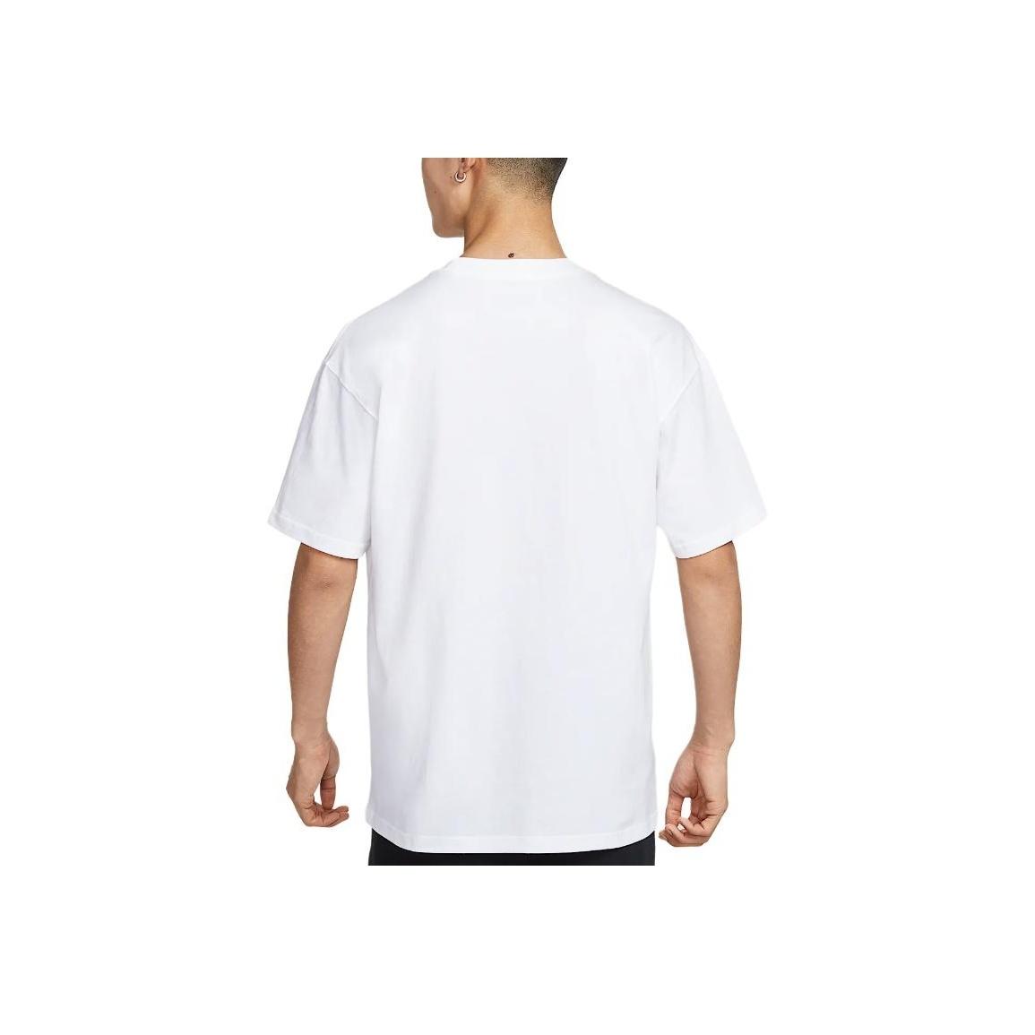 

Nike Sportswear Minimalist Fashion Cotton Short Sleeve T-Shirt Men Tops White HJ0747-100 S