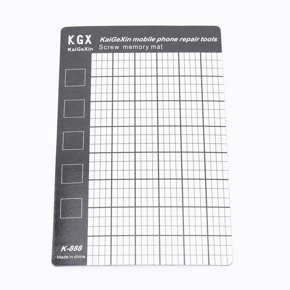 Memory Chart Work Pad Universal Screw Memory Pad Magnetic Storage Pad Large Magnetic Mat Disassembly Repair Work Mat for Screws