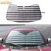 Front Windshield Window Sun Shade Cover For Ford F150 15+ Accessories w/ US Flag