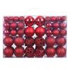100Pcs Christmas Ball Ornaments Tree Decorative Shatterproof Decorations Hanging Xmas for Anniversary Wedding Party Holiday