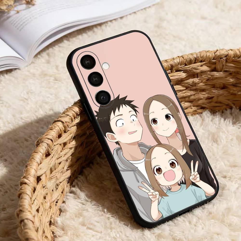 

K-KarakaiS Jozu no T-Takagi-San Phone Case For Samsung Galaxy A13,21s,22,31,32,52,53,71,72,73,Soft Black Cover Samsung a53 5g